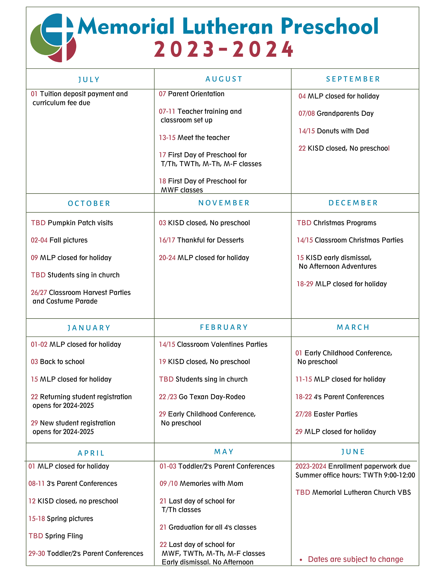 Early Childhood Events Calendar 2024 Brear Cissiee