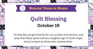 Blessing the Quilts